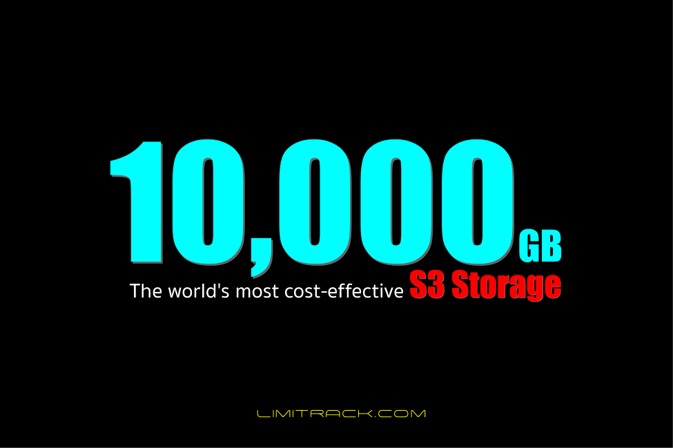 บริการ Limitrack Bucket ให้คุณเก็บไฟล์ลง Object Storage ( S3 Compatible ) ได้มากถึง 10 TB